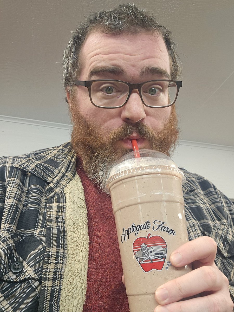 A chocolate shake in winter? Groundbreaking.