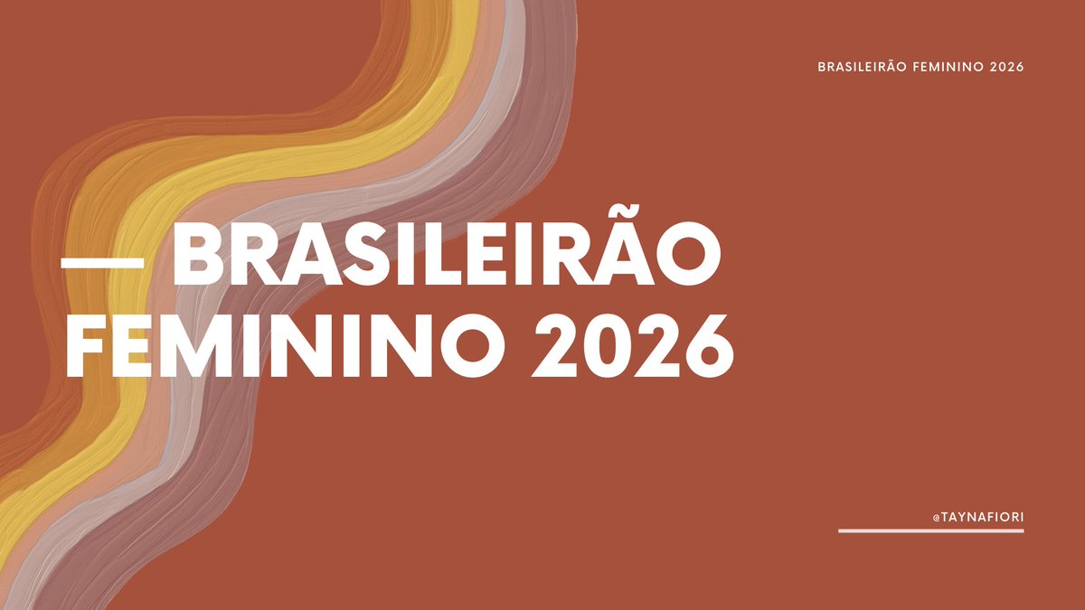 ✨ Vamos falar do Brasileirão Feminino de 2026?

O campeonato começa nesta quinta com Mixto-MT x Flamengo e continua a rodada até segunda. Ao todo, 18 equipes disputam o torneio. 

Vocês assistem na tv globo, sportv e getv! Segue o fio para saber um tico mais 🧶