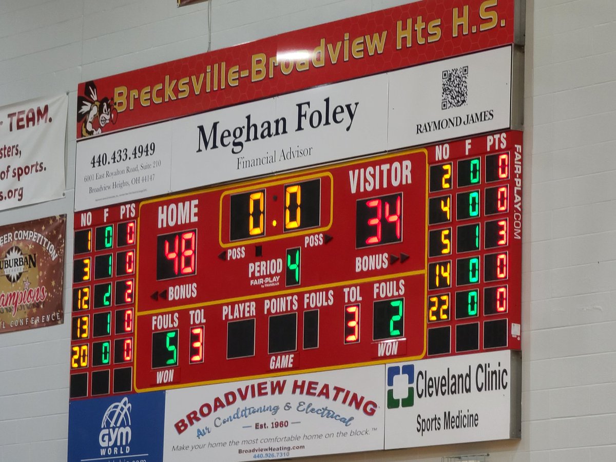 Another outstanding performance by our Girls Varsity Basketball Team this evening in the BEEHIVE, as our BEES take down Streetsboro!  Awesome job, Ladies!!