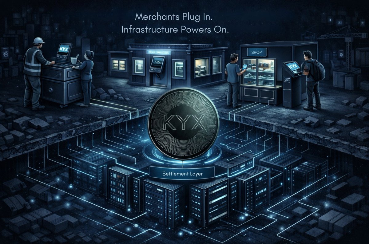 kyxfinancial's tweet photo. Building the future of commerce, one transaction at a time. 🏗️

#KYX #UtilityToken #BlockchainInnovation #MerchantAdoption #CryptoMarkets https://t.co/B5DgkVtoXi