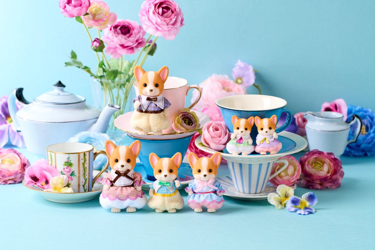 SylvanianEC_JP's tweet photo. ／
📣本日2/12(木)予約開始！
＼

にっこり顔とモコモコのお洋服がかわいい✨チェック柄のリンクコーデもとってもオシャレ🎵
『コーギーファミリー』

発売：2/21(土)

※開始直後はページがつながりにくい場合がございます。少し時間を置いてから、ページを更新してください。 https://t.co/PKGiXNrdAv