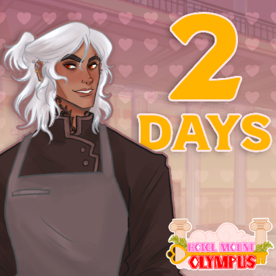 HMOlympus's tweet photo. Just 2 days left until the release of #HotelMountOlympus Demo, here to welcome us today is Hades!✨
#VisualNovel #GameDev #Devlog #IndieGame #GreekMythology #HMO https://t.co/2LJ6hMYPP4
