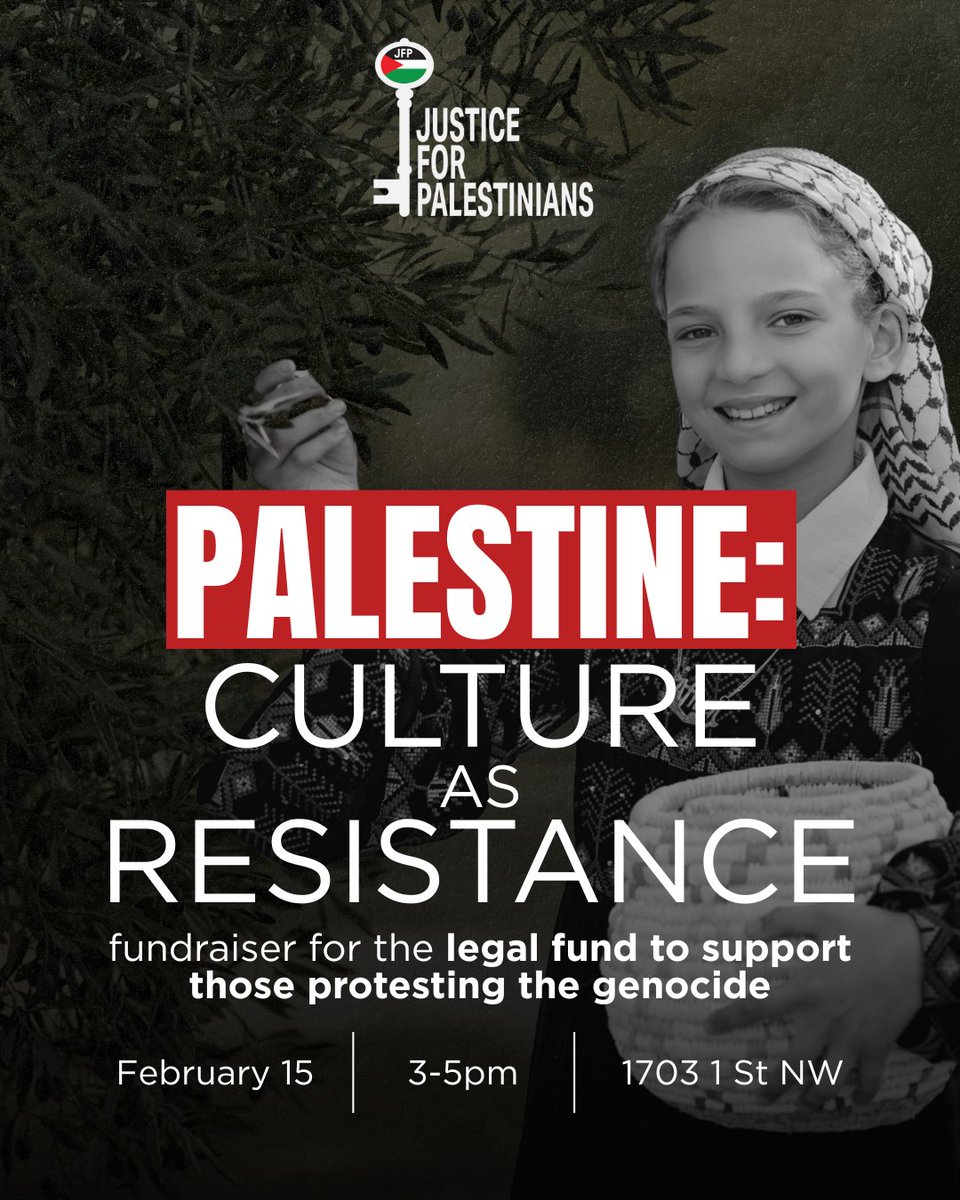 JfP_YYC's tweet photo. This Sunday! A celebration of culture and resistance for Palestine featuring local artists, caterers and community! 

Register here: https://t.co/0JvNKcXb9h

#FreePalestine

🧵 https://t.co/doeuNoAx0U
