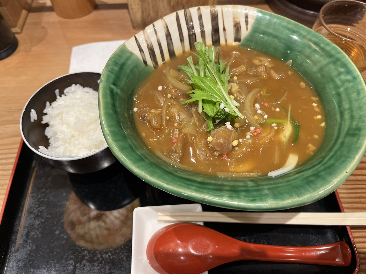 昨日昼　釜たけうどん