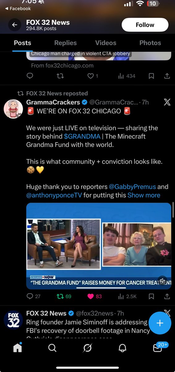 Retweeted by <a href="/fox32news/">FOX 32 News</a> !!! $grandma