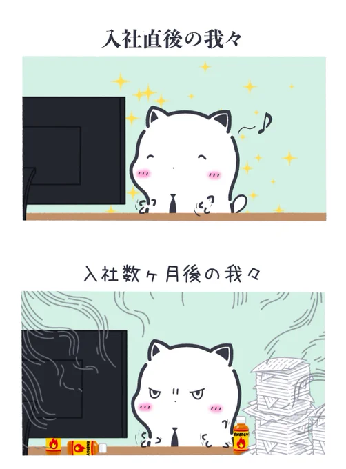 勤務態度の変化 