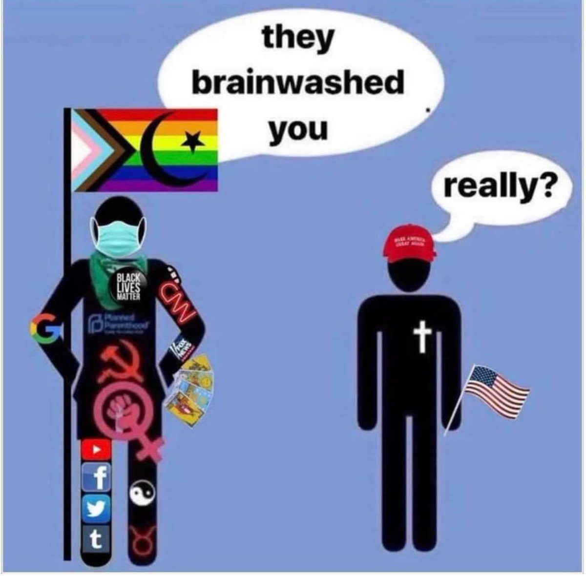 BuckFiden777's tweet photo. @DefiantLs You're all fucking whackjobs.  You have that in common. https://t.co/nO0UdwWS1i