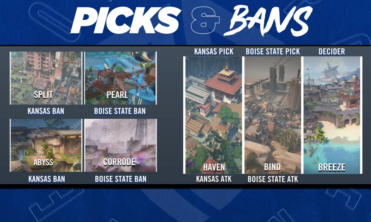 BoiseStateVAL's tweet image. Tonight's lineup of maps: