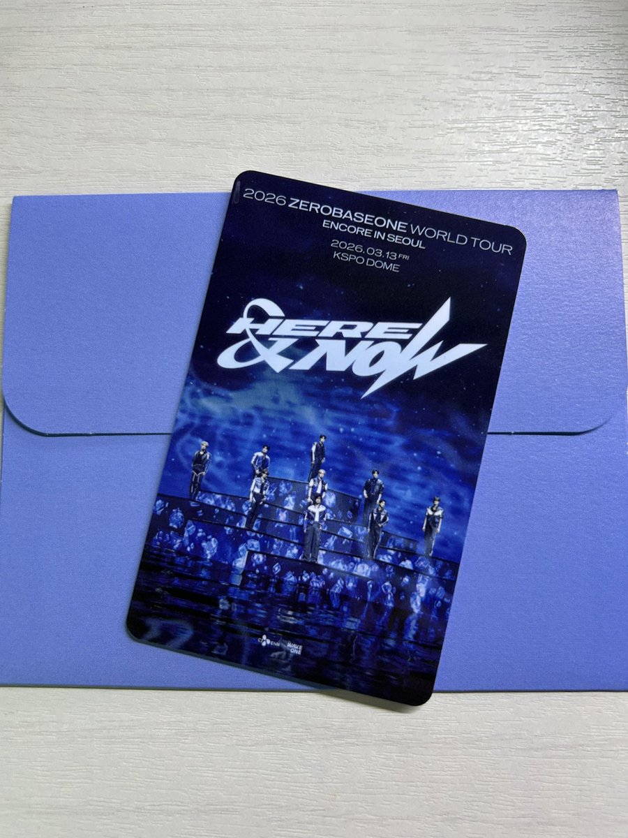 제베원 첫콘 티켓은 왔어요💕