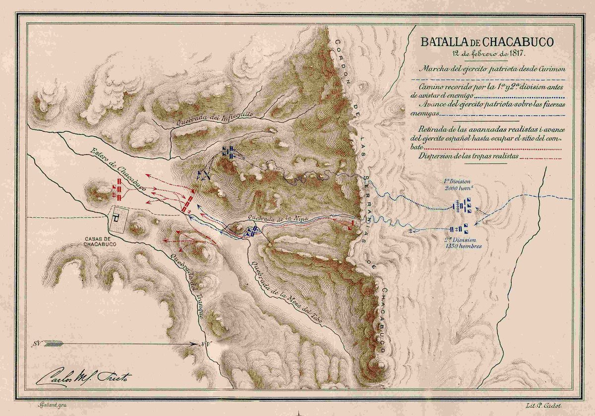RenzoVaccarezza's tweet photo. La batalla de Chacabuco fue una decisiva contienda de la Independencia de Chile, tuvo lugar el 12 de febrero de 1817. https://t.co/Hkj5qi2rYG