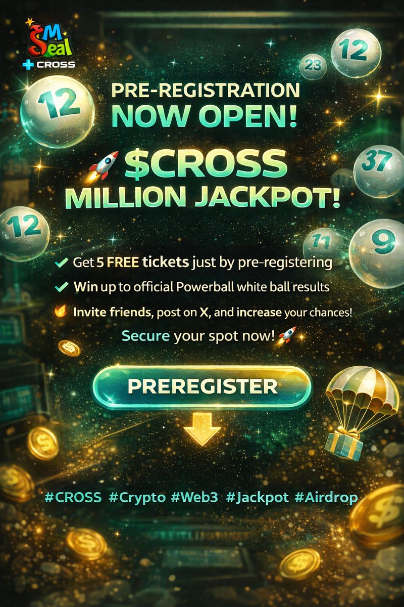 rick_ath's tweet photo. Seal M is a mobile MMORPG inspired by the classic Seal Online, featuring a colorful anime-style and a casual vibe.
🚀 Pre-Registration is NOW OPEN for the $CROSS Million Jackpot!
https://t.co/vdJz9mqnfu

#CROSS #CryptoMarket  #Web3  #Jackpot #Airdrop https://t.co/Ob6ehek184