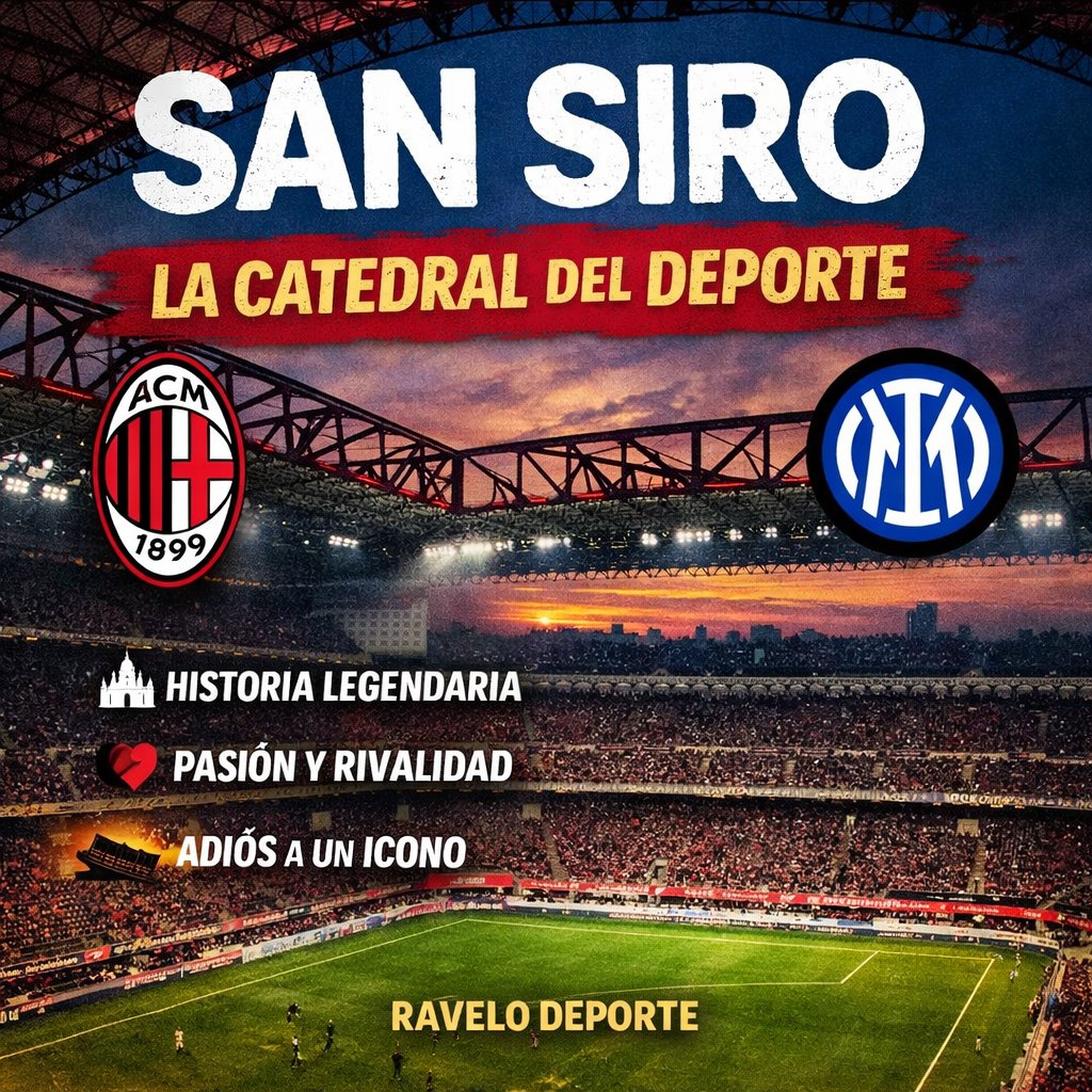 San Siro no es solo fútbol.
Es el símbolo de Milán y el escenario elegido para inaugurar los Juegos Olímpicos de Invierno de Milán-Cortina 2026.
✍️ Lo analizamos ⬇️
ravelodeporte.es/san-siro-el-es…
#SanSiro #MilanoCortina2026 #JuegosOlímpicosDeInvierno #Olimpismo