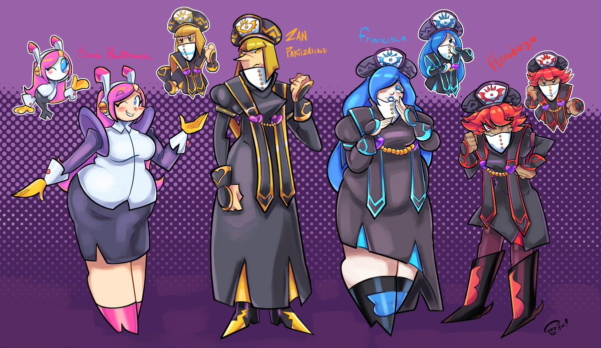 mage sisters gijinkas (+susie!) pt.1

#Kirby #KirbyGijinka #myart #fanart