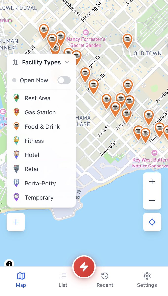 southernmostrun's tweet photo. What’s this? New project in beta. Any runner or cyclist friends ever need to find a pit stop on their route? 
Find what’s open. See if you might need to buy something there.
https://t.co/Mu3ywd9x4z for the win.
More coming soon. https://t.co/5d56Xqwq9v