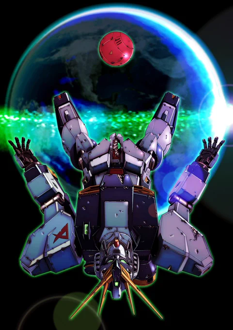 ガンダムはじめロボ系ファンアートを描いてました。 #私はこういう絵を描いています