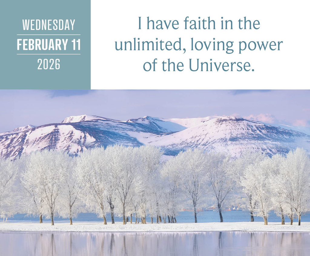 Tengo fe en el poder ilimitado y amoroso del Universo.
#LouiseHay