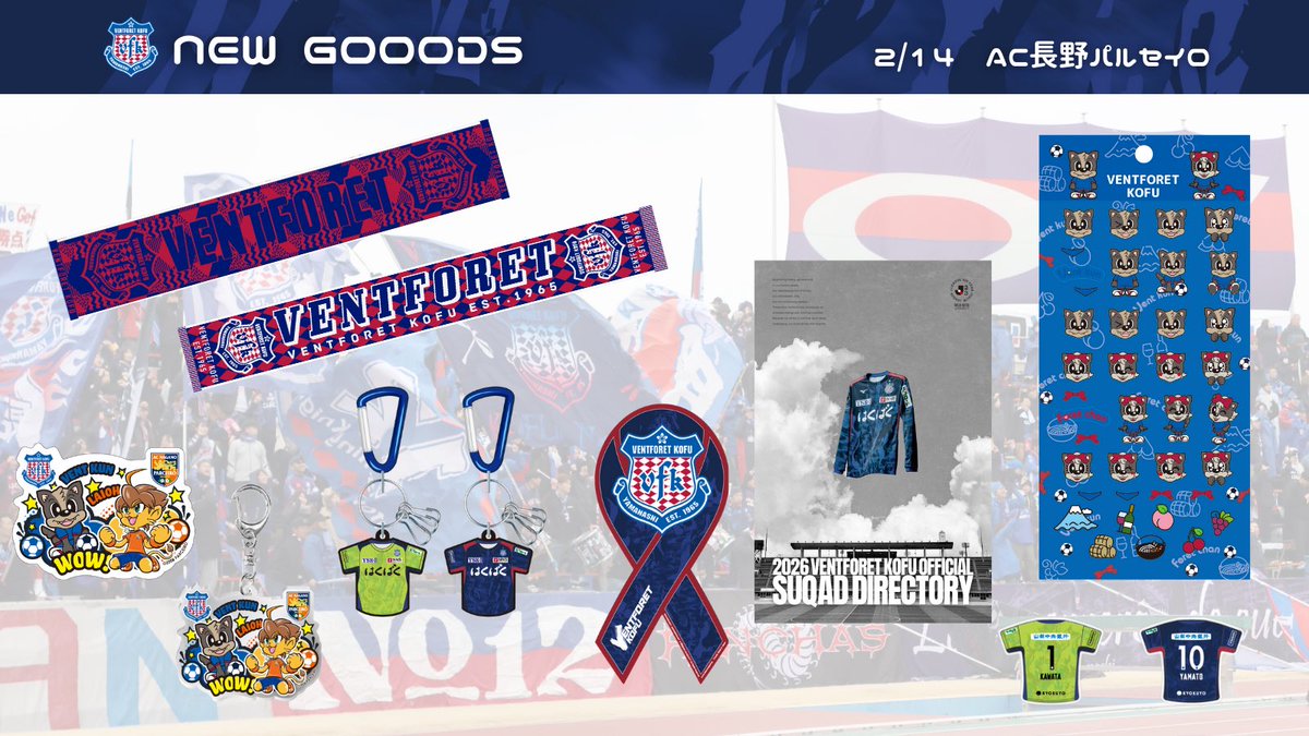 ヴァンフォーレ甲府グッズ【公式】 (@vfk_goods) / Posts / X