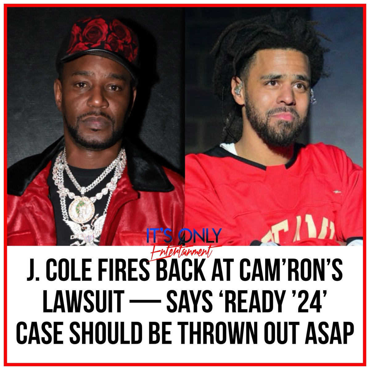 👀🔥 J. Cole Fires Back at Cam’ron’s Lawsuit — Says ‘Ready ’24’ Case Should Be Thrown Out ASAP 
itsonlyentertainment.net/j-cole-respond…