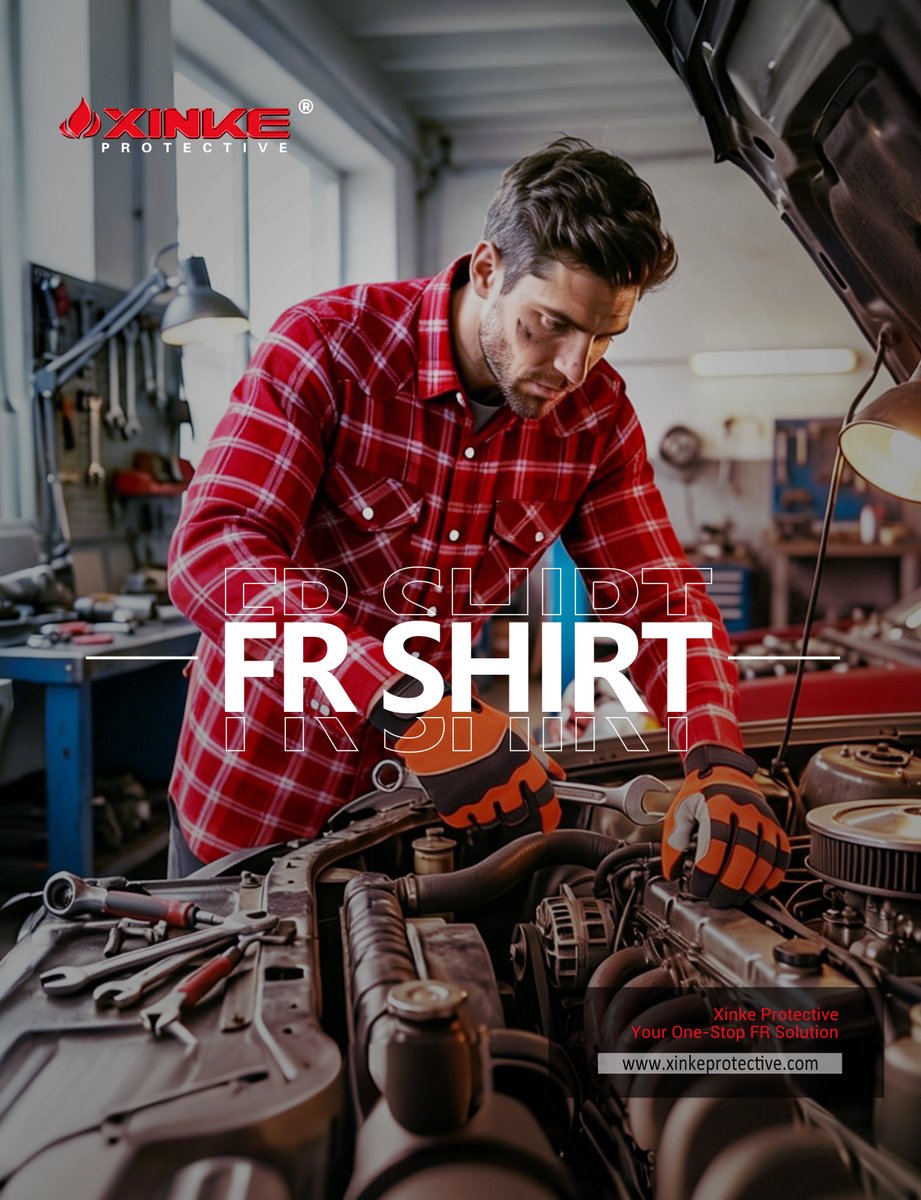 Flame resistance doesn't have to mean sacrificing style.
🔥 Our flame-resistant plaid shirts combine classic plaid design with genuine safety protection.

xinkeprotective.com
Email：info@xktex.com
Tel: +86 188 3876 6916
#FR #OEM #Manufacturer #workersafety #safetyclothing