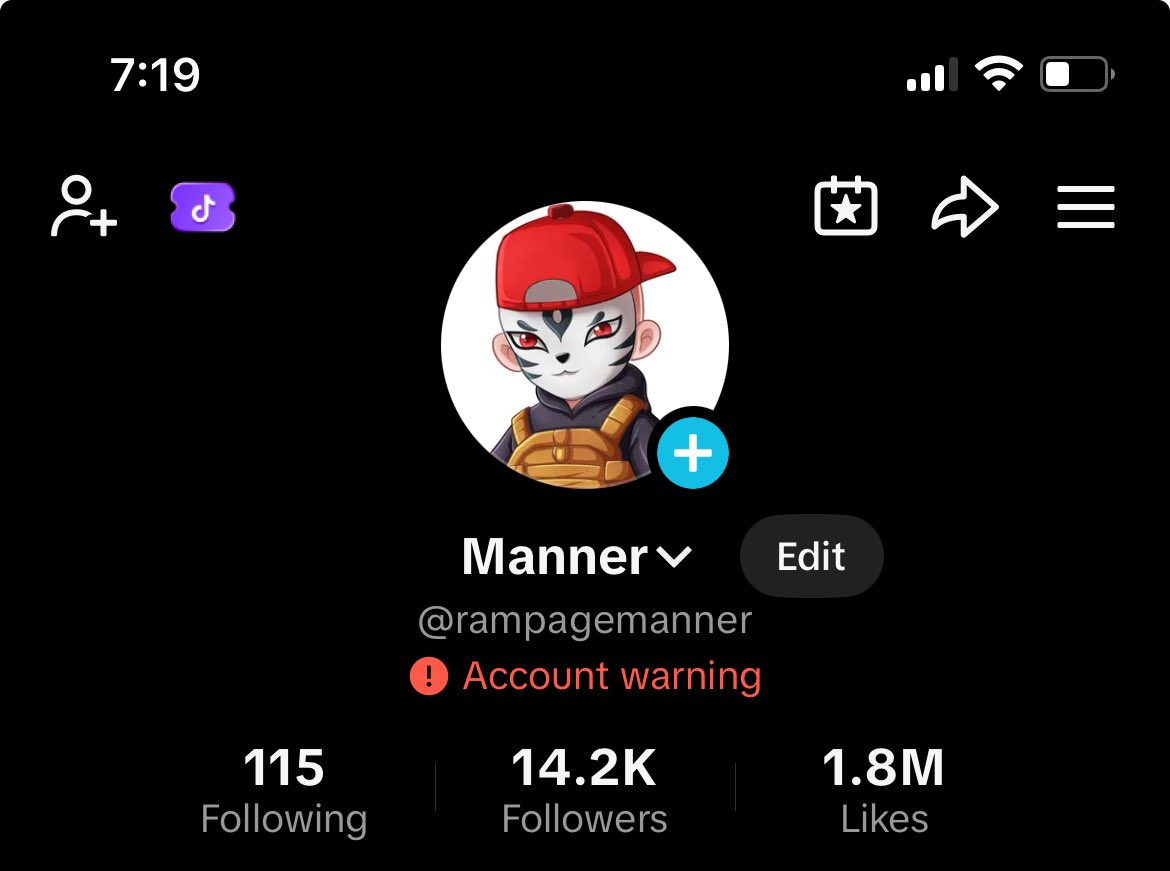 Rampagemanner's tweet photo. @tiktok_us want to fix the account strikes? I’m about to get banned for using the “I love the pain” meme even though there’s hundreds of other videos using it as well. https://t.co/JCjJD5SGoi