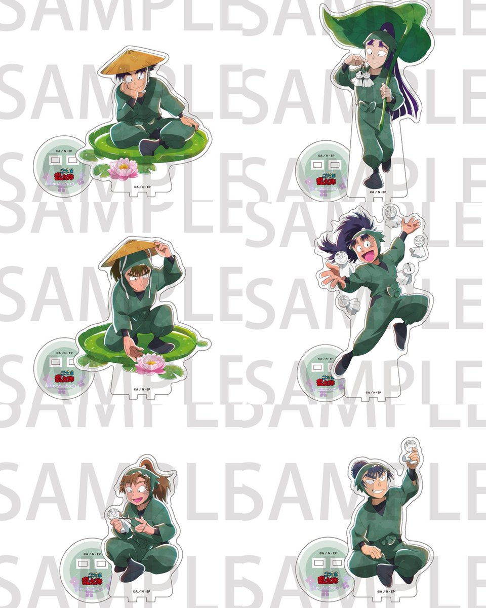 忍たま乱太郎』×アニメイトカフェコラボ 「梅雨の日」ver.のイラストを