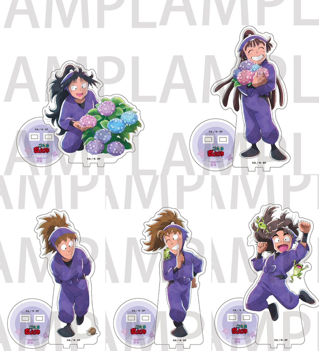 忍たま乱太郎』×アニメイトカフェコラボ 「梅雨の日」ver.のイラストを