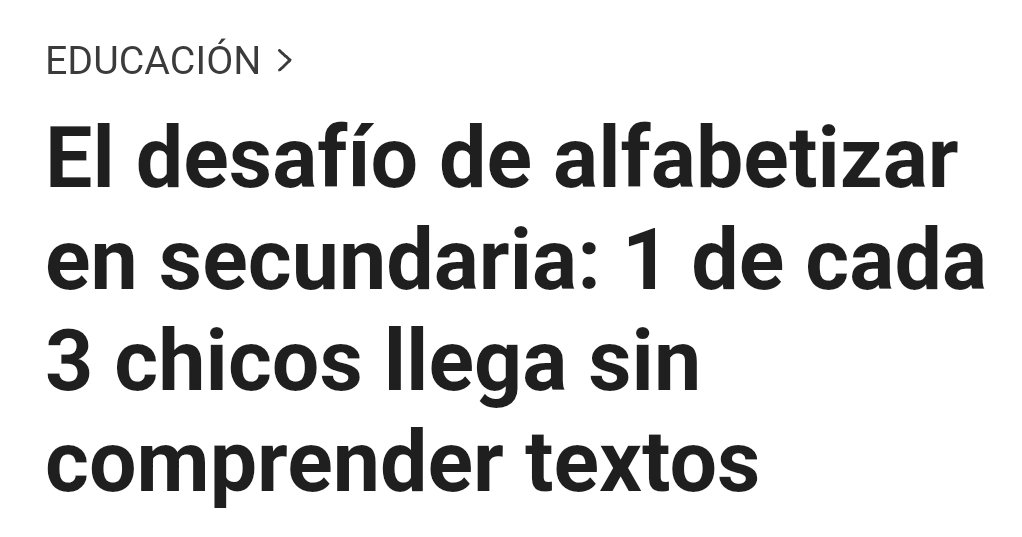 Unpopular opinion: Argentina necesita con mas urgencia una reforma educativa que una laboral o impositiva.

Somos una fabrica de zombies semianalfabetos.