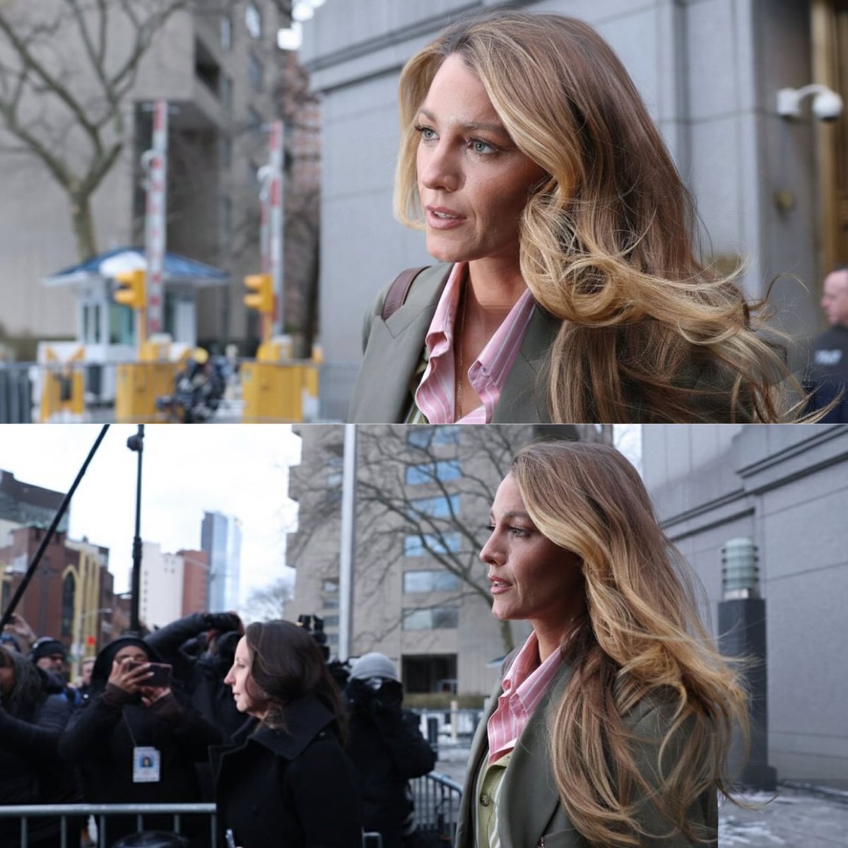 Blake Lively saliendo de la corte da vibes de Serena Van Der Woodsen en un nuevo escándalo