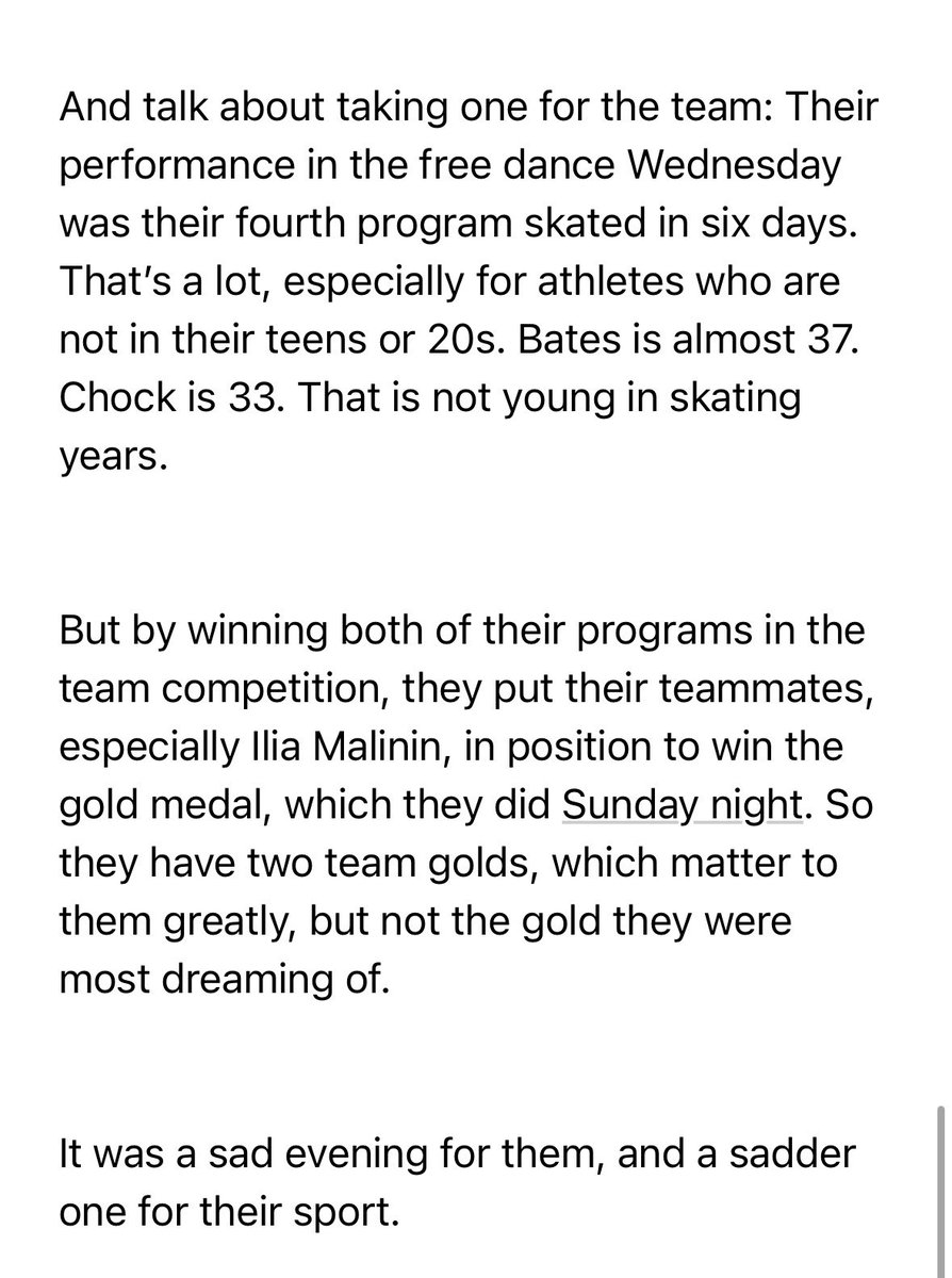 Let’s talk about Madison Chock and Evan Bates. (From my USA Today column tonight)