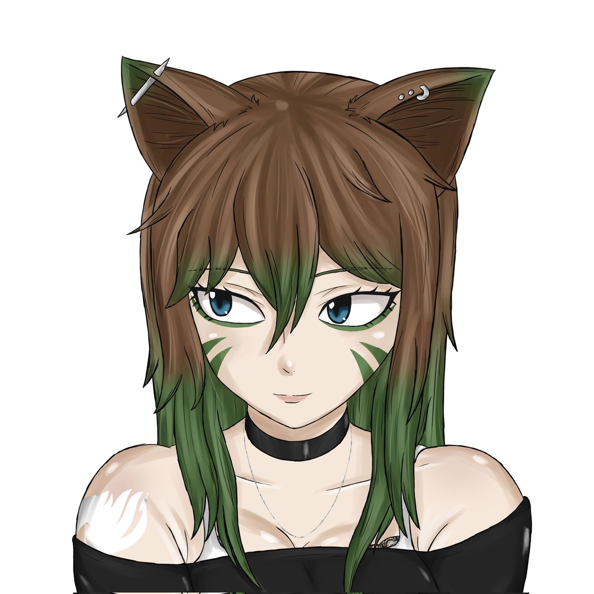 Lyra_Moon2's tweet photo. New art!

My oc in Fairy Tail artstyle! 💚✨

#fairytail #hiromashima #oc #originalcharacter #art https://t.co/vXIlGignTK