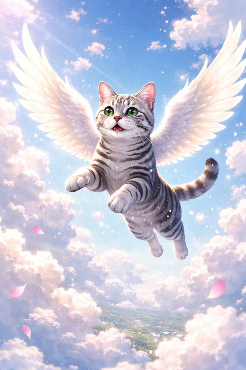 Post by 🦋♡ on X: 天使猫🪽♡