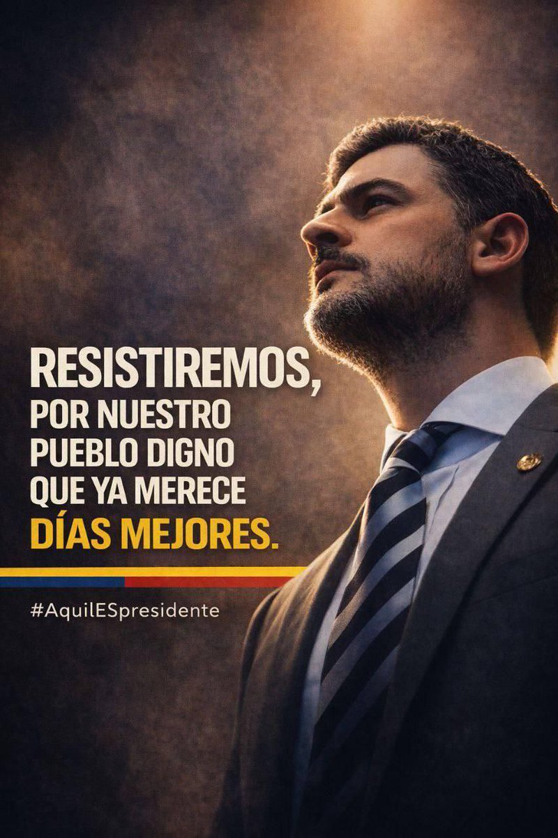Que suene en todos los rincones del país, Aquiles Alvarez nuestro próximo presidente de todos los ECUATORIANOS. #EcuadorConAquiles #EcuadorEnDictadura #AquilesAlvarez #AquilesEstamosContigo