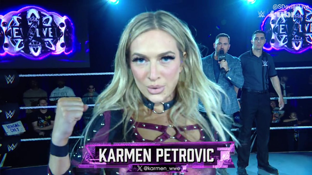 syafiqshahalam's tweet photo. Karmen! ❤️😍
@karmen_wwe
#karmen
#KarmeNXT
#Karmenpetrovic
#SHINGSHINGSQUAD
#WWEEvolve
#WWENXT https://t.co/oQlFp1wLMH