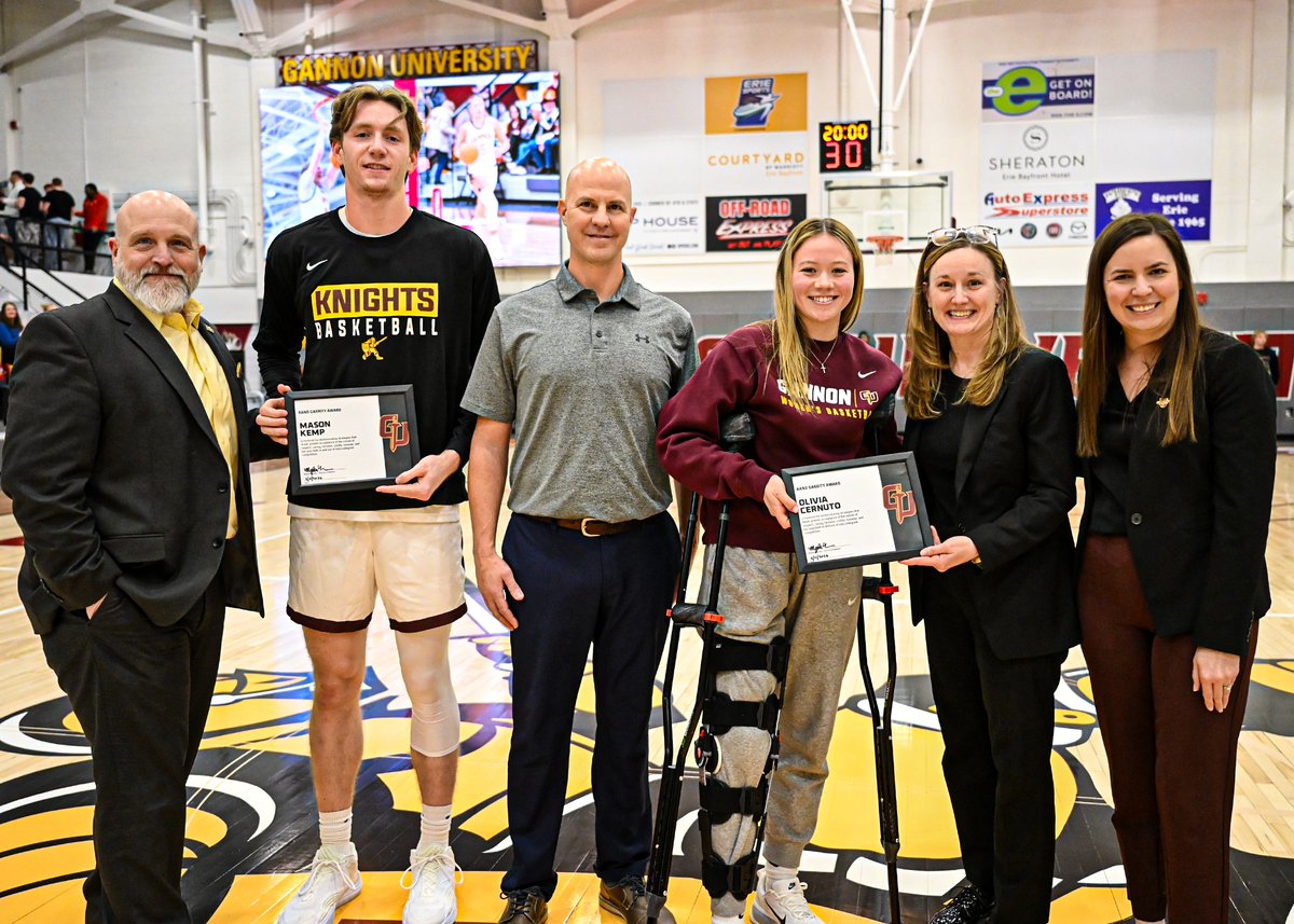 Our Rand Garrity Award winners, Mason Kemp &amp; Olivia Cernuto!