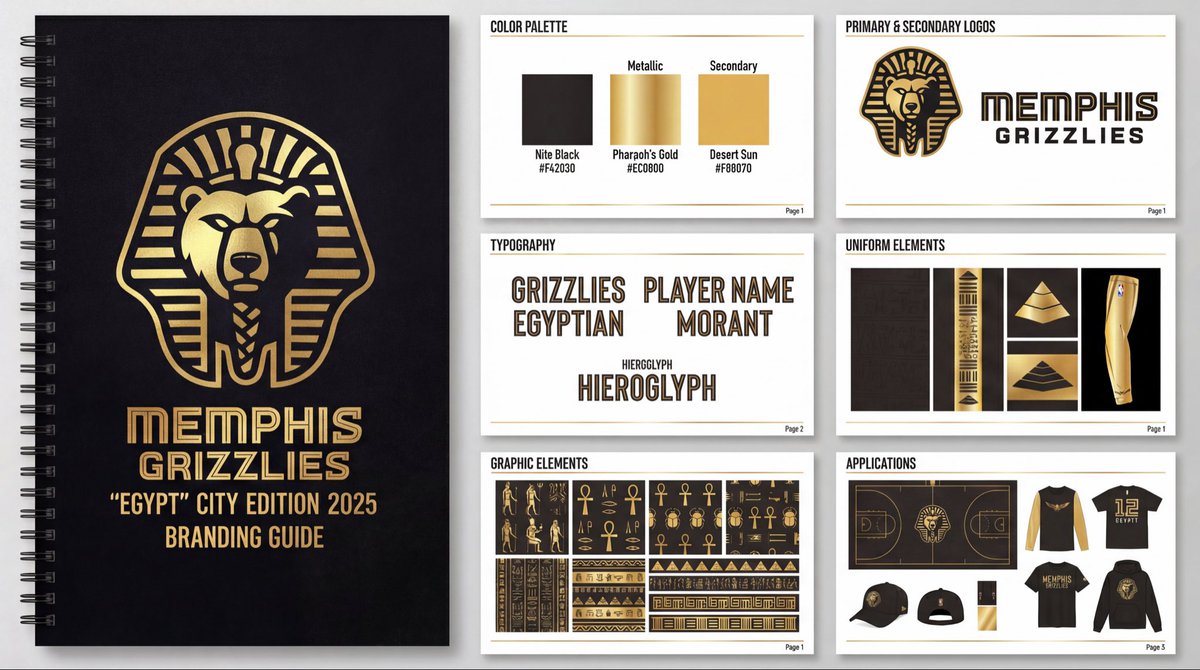 I need the <a href="/memgrizz/">Memphis Grizzlies</a> to make some Egyptian themed City Unis! 🔥#memphisgrizzlies