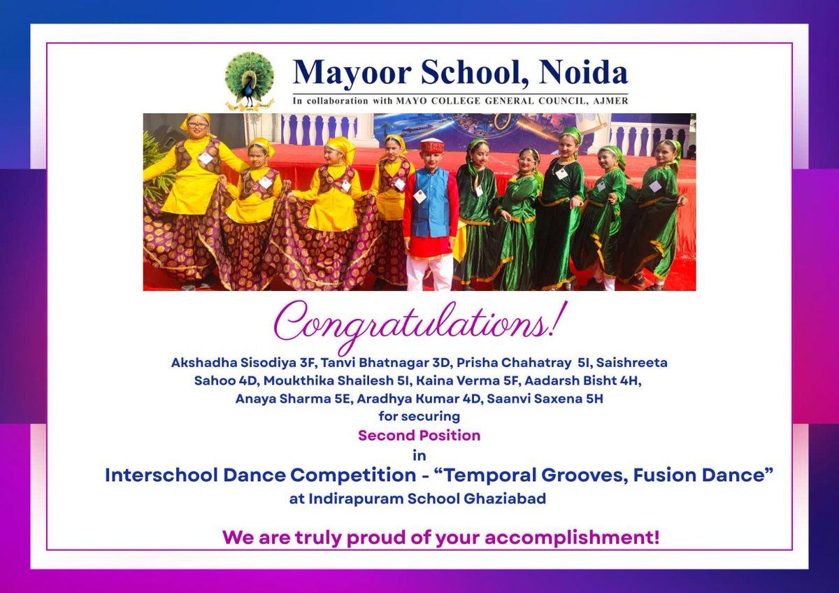 MAYOOR SCHOOL NOIDA (@noidamayoor) on Twitter photo 