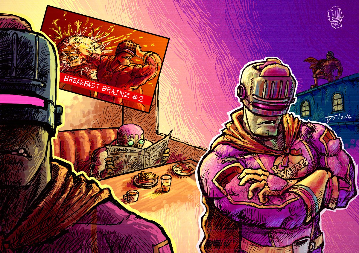 BRAKFAST BRAINZZZZ1!!!1!! (2/3) 
#pvzfanart #PvZGW2 #pvz #pvzart