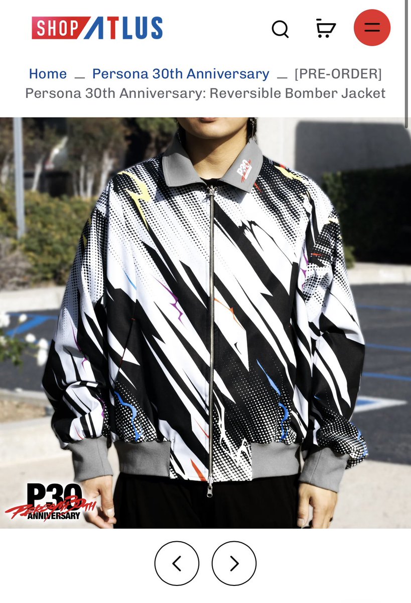 海外アトラスのP30thのグッズなんだけど、このパーカーめっちゃかわいいので日本でも展開してくれ〜〜！！！
頼む〜！！！！！！