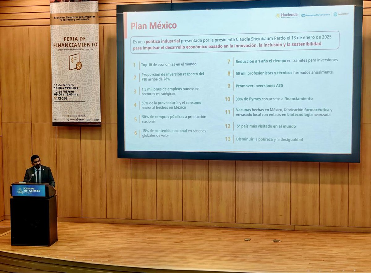 Con mucho gusto asistí a la inauguración de la Feria del Financiamiento para la industria del calzado en León, Guanajuato. Hace unas semanas nos reunimos con representantes de este sector para escuchar sus inquietudes y acordamos generar este espacio. Hoy, en conjunto con la