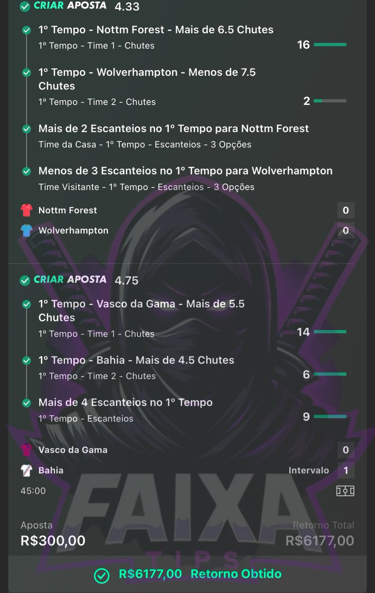 FAIXA TIPS 🥷 tweet media
