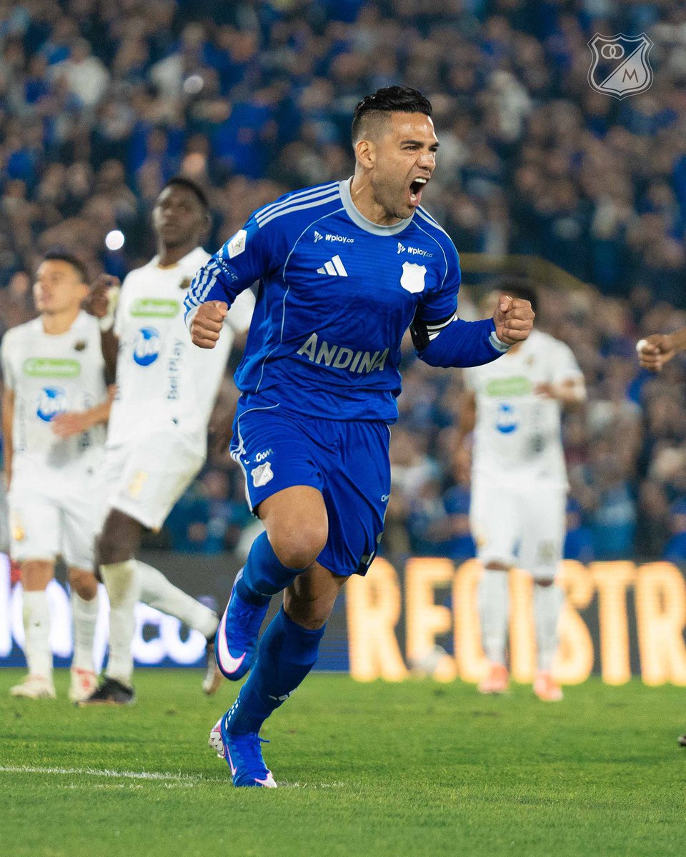 Ⓜ️🐯 Hinchas de Millonarios, que nadie les pida normalizar el hecho de ver a don Radamel Falcao García marcando y festejando goles con la camiseta de su equipo. Qué lujo de la vida 🥹