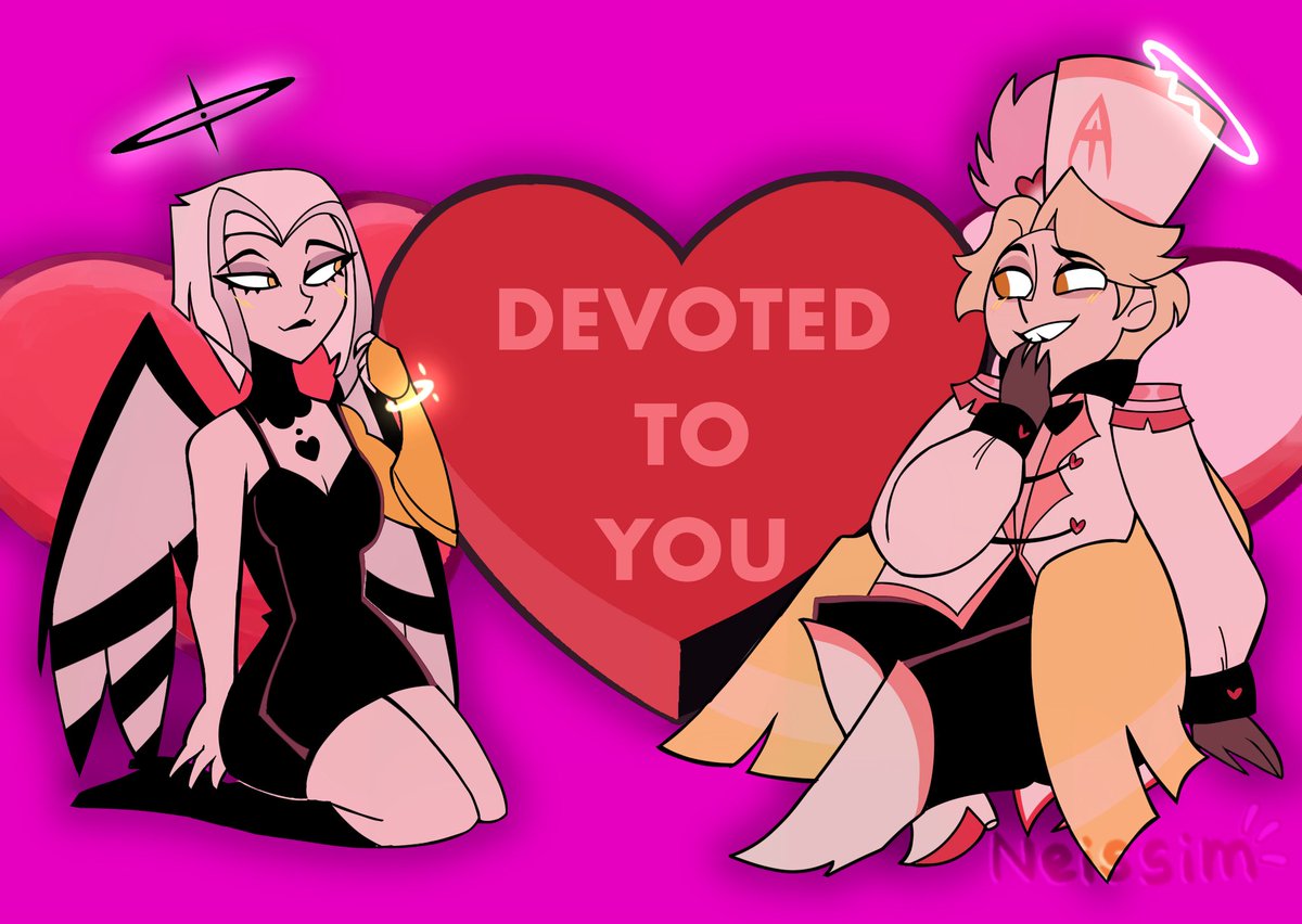 Neissim1's tweet image. Abel x Lute Valentines Day

#HazbinHotelAbel #HazbinHotelLute #HazbinHotel #holyblades #holywarrior