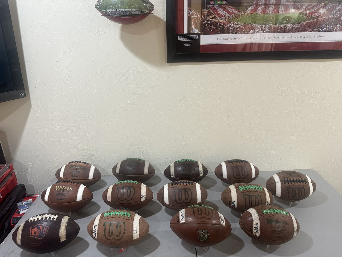 Red Dirt Game Ball Prep tweet media