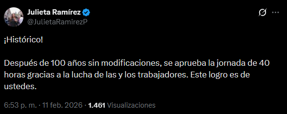 Los cerdos de <a href="/PartidoMorenaMx/">Morena</a>  miente otra vez: aprobaron la jornada de 40 horas, pero dejaron los 6 días de trabajo a la semana. 
Sigue fija la jornada de casi toda la semana con un solo día de descanso. 
¿Dónde quedó la mejora real para los trabajadores? Puro show.
