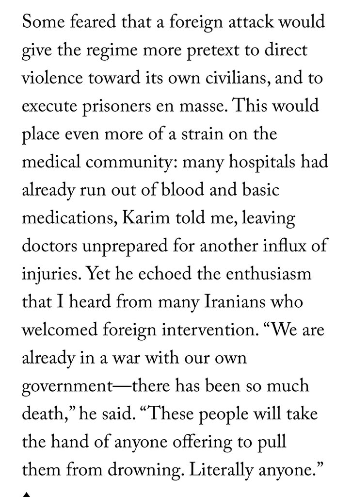 ksadjadpour's tweet photo. Powerful piece by @CoraEngelbrecht on the heroism of Iran’s doctors and nurses, risking their own lives to treat thousands wounded protestors. This concluding quote is a widely heard sentiment: https://t.co/2UtuMzo601 https://t.co/eJfnU4x99z