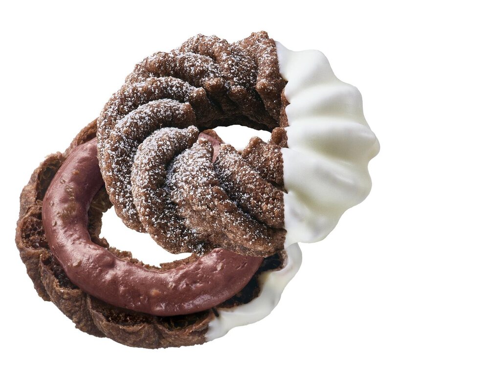 ミスタードーナツ「ショコラフレンチシリーズ」復活、ザクザク食感チョコクリームの新しい味も - fashion-press.net/news/143234