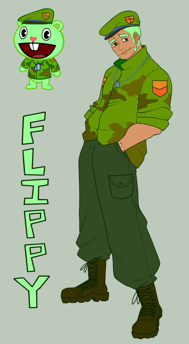 xLonelywoodsx's tweet photo. Of course I couldn't just draw Flaky, here's Flippy~ 

#HTF #Flippy https://t.co/4zUJkM5oig