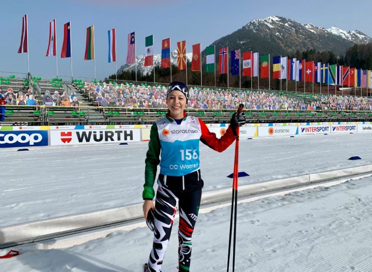 OlimpismoMex's tweet image. Previa competencia de Regina Martínez🇲🇽 

⛷️ Prueba
Esquí de Fondo salida por intervalos 10km. Consiste en recorrer la distancia en estilo libre; es decir, los esquís se colocan en ángulo abierto (forma de V) y se deslizan, similar al patinaje sobre hielo.

📅 ¿Cuándo?
Mañana…