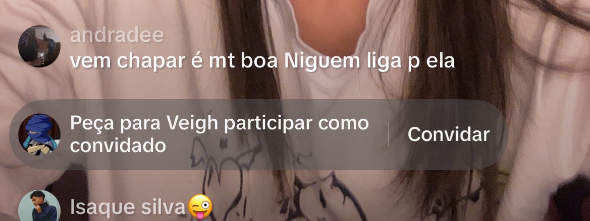 Eu tava falando na live sobre o Veigh e do nada..