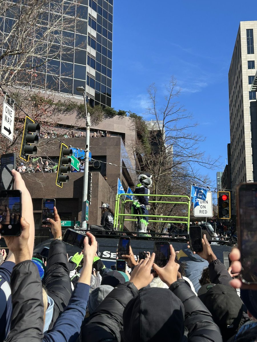 What an experience! Missed their first Super Bowl win but had to drive up for this one to celebrate! #Seahawks #GoHawks